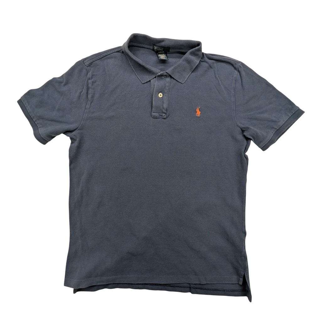 Polo Ralph Lauren Shirt Mens XL Classic Blue Short Sleeve Polo Pony Logo Casual